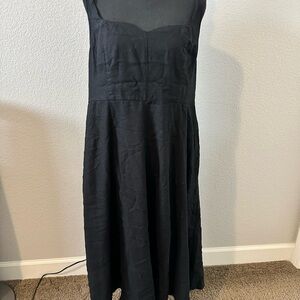 Old Navy Black Midi Dress